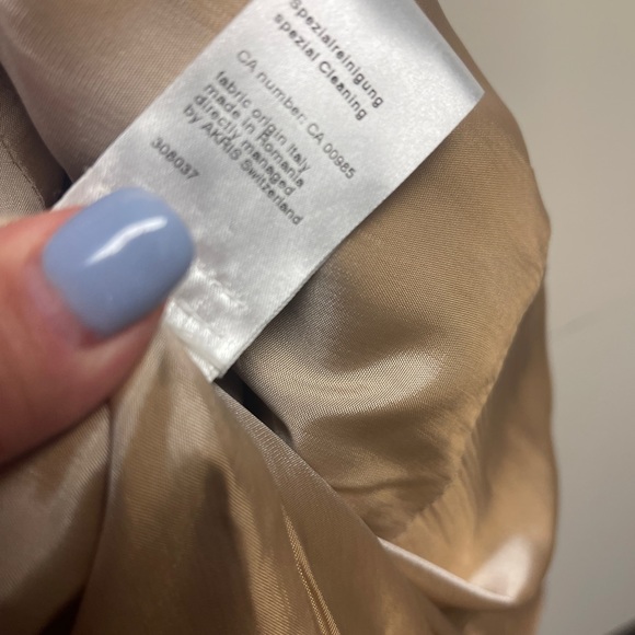 Akris Punto Tan Leather Jacket - Picture 6 of 7